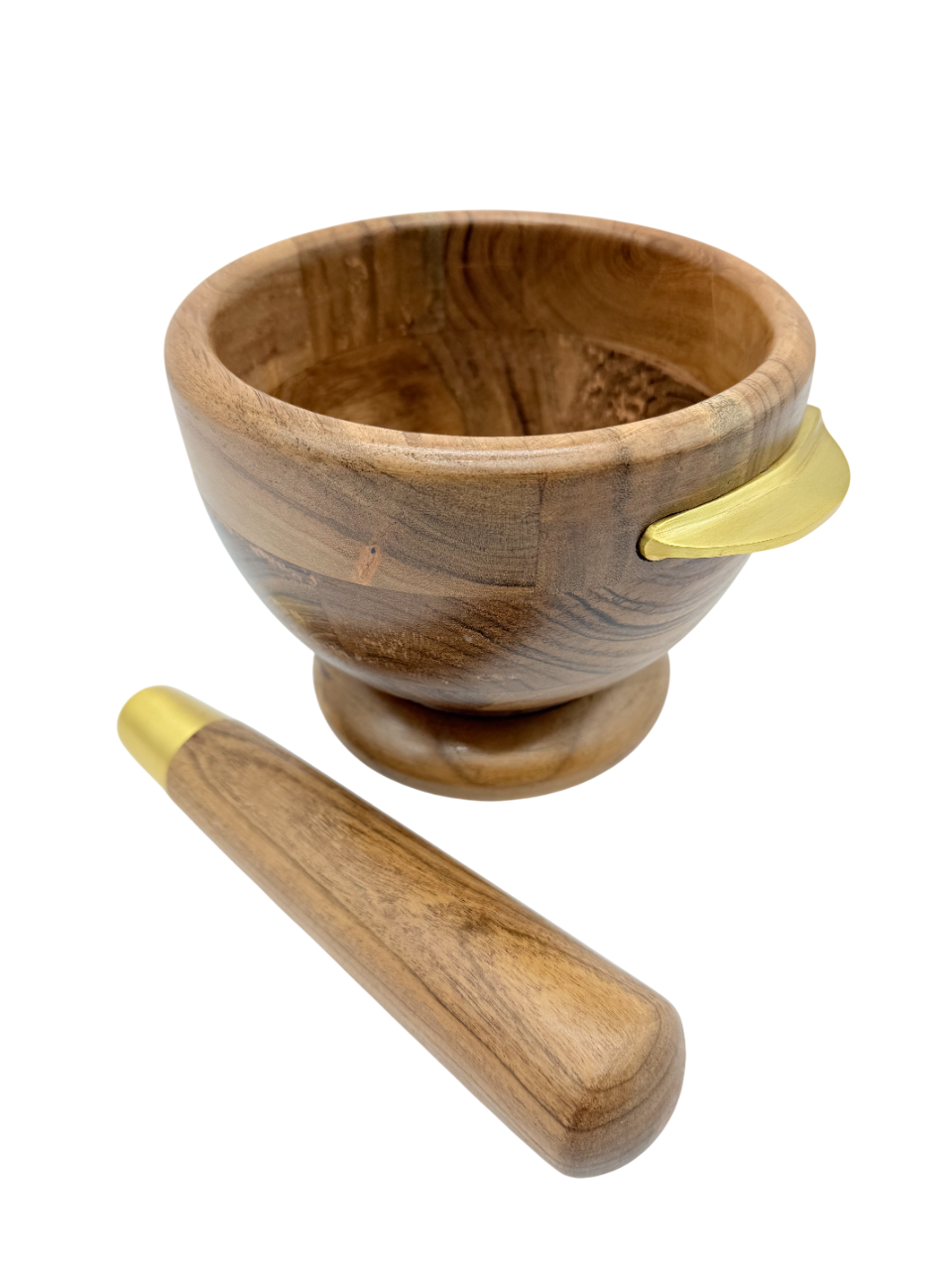 Mortero de Madera Para Cocina