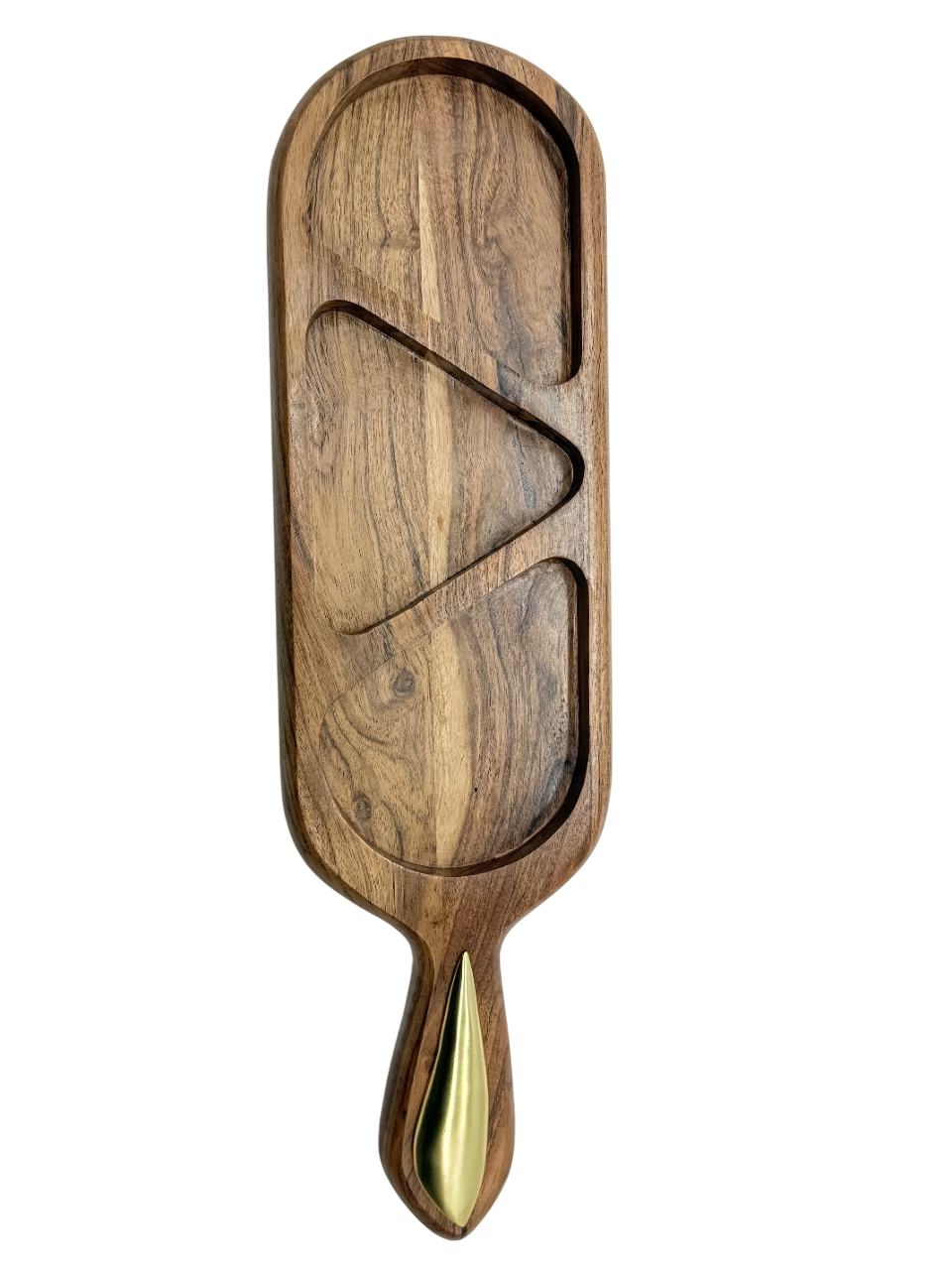 Tabla de Quesos y Embutidos de Madera Maciza