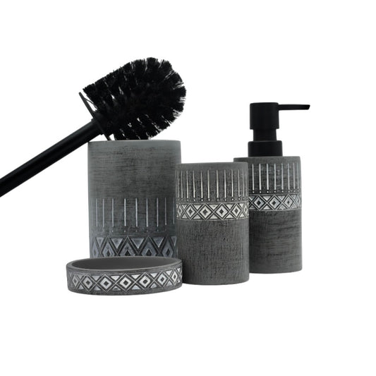 Set Accesorios Baño Gris